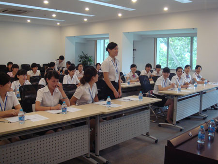 南瑞集團(tuán)會(huì)務(wù)服務(wù)與前臺(tái)接待禮儀培訓(xùn)案例